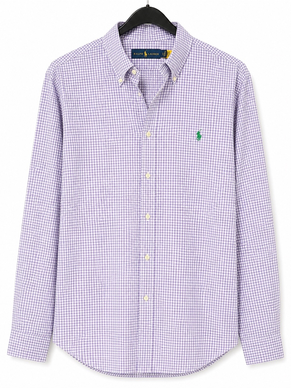 Ralph Lauren Lavender Gingham Button-Down Shirt